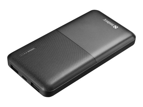 Sandberg SAVER - Powerbank - 10000 mAh - 2.4 A - 2 złącza wychodzące (USB)