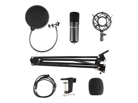Sandberg Streamer USB Microphone Kit - Mikrofon - USB