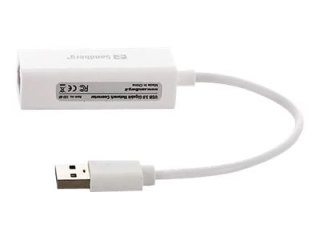 Sandberg USB 3.0 Gigabit Network Adapter - Adapter sieciowy - USB 3.0 - Gigabit Ethernet