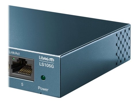 TP-Link LiteWave LS105G - Przełącznik - niezarządzalny - 5 x 10/100/1000 - stacjonarny - AC 220 V