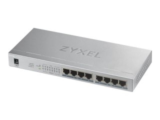 Zyxel GS1008HP - Przełącznik - 8 x 10/100/1000 (PoE+) - montowany na ścianie, stacjonarny - PoE+ (60 W)
