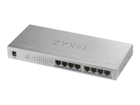 Zyxel GS1008HP - Przełącznik - 8 x 10/100/1000 (PoE+) - montowany na ścianie, stacjonarny - PoE+ (60 W)