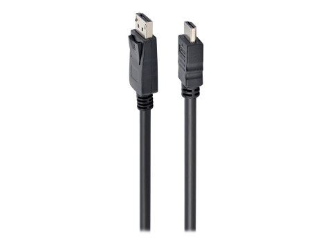 Cablexpert CC-DP-HDMI-1M - Kabel przejściowy - DisplayPort 20-pin męski do HDMI męski - 1 m