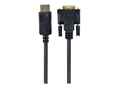 Cablexpert CC-DPM-DVIM - Kabel do ekranu - DisplayPort 20-pin (M) do DVI-D (M) - 1.8 m - odlewany - czarny