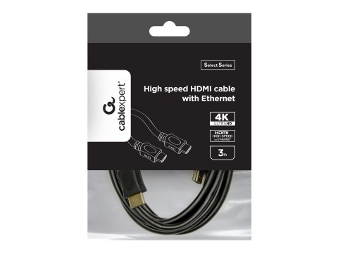 Cablexpert CC-HDMI4L-10 - Kabel HDMI z Ethernet - HDMI męski do HDMI męski - 3 m