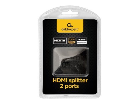 Cablexpert DSP-2PH4-03 - Rozdzielacz wideo/audio - 2 x HDMI - stacjonarny
