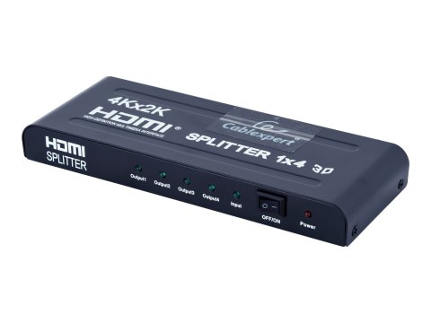 Cablexpert DSP-4PH4-002 - Rozdzielacz wideo/audio - 4 x HDMI - stacjonarny