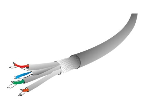 Cablexpert - Kabel krosowy - RJ-45 (M) do RJ-45 (M) - 1 m - SFTP - CAT 6a - bezhalogenowe, odlewany - zielony