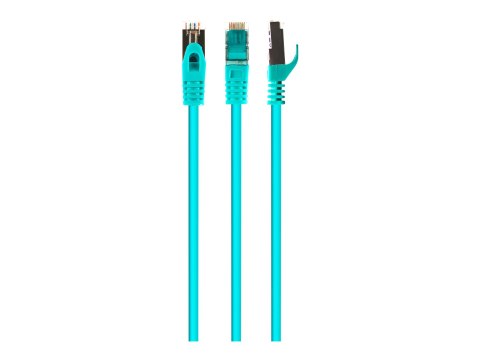 Cablexpert - Kabel krosowy - RJ-45 (M) do RJ-45 (M) - 1 m - SFTP - CAT 6a - bezhalogenowe, odlewany - zielony