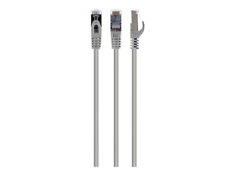 Cablexpert - Kabel krosowy - RJ-45 (M) do RJ-45 (M) - 15 m - FTP - CAT 6 - odlewany, nieruchomy - szary