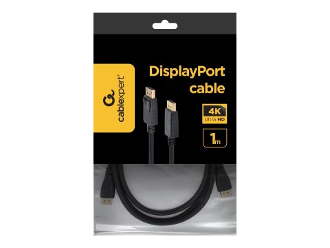 Cablexpert - Kabel portu wyświetlacza - DisplayPort 20-pin (M) do DisplayPort 20-pin (M) - 1 m - odlewany - czarny