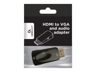 Cablexpert - Konwerter wideo - HDMI - VGA - czarny