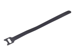 Cablexpert - Pasek z rzepem - 21 cm - czarny (pakiet 100)