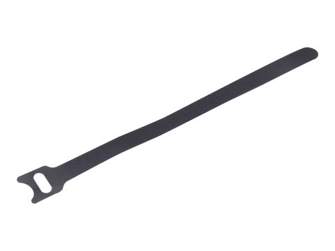 Cablexpert - Pasek z rzepem - 21 cm - czarny (pakiet 100)