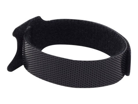 Cablexpert - Pasek z rzepem - 21 cm - czarny (pakiet 100)