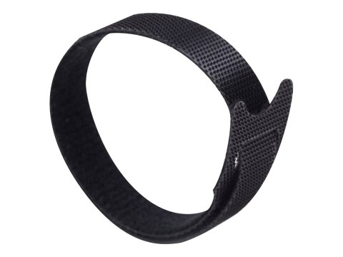 Cablexpert - Pasek z rzepem - 21 cm - czarny (pakiet 100)