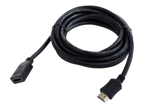Cablexpert - Przedłużacz HDMI z Ethernet - HDMI żeński do HDMI męski - 3 m - obsługa 4K