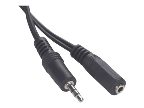 Cablexpert - Przedłużacz do audio - mini-phone stereo 3.5 mm męski do mini-phone stereo 3.5 mm żeński - 3 m - czarny - odlewany