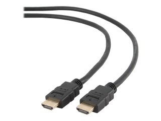 Gembird CC-HDMI4-0.5M - Kabel HDMI z Ethernet - HDMI męski do HDMI męski - 50 cm - skrętka ekranowana (STP) - czarny