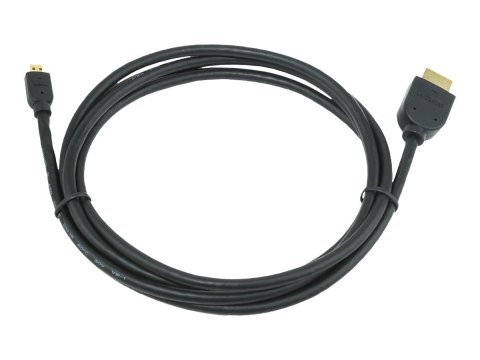 Gembird - Kabel HDMI - 19 pin micro HDMI Type D męski do HDMI męski - 1.8 m - czarny