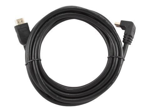 Gembird - Kabel HDMI - HDMI męski do HDMI męski - 3 m - czarny - złącze 90°