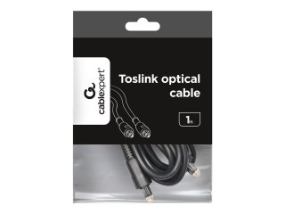 Gembird - Kabel cyfrowy audio (optyczny) - optyczny TOS link męski do optyczny TOS link męski - 1 m - światłowód - czarny