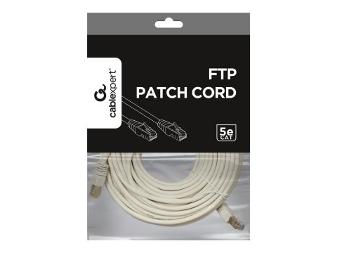 Gembird - Kabel krosowy - RJ-45 (M) do RJ-45 (M) - 10 m - SFTP - odlewany - beżowy