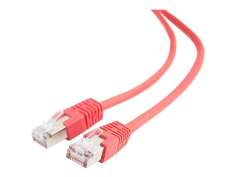 Gembird - Kabel krosowy - RJ-45 (M) do RJ-45 (M) - 2 m - SFTP - odlewany - czerwony