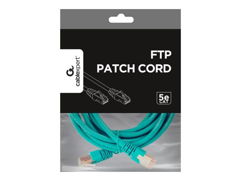 Gembird - Kabel krosowy - RJ-45 (M) do RJ-45 (M) - 2 m - SFTP - odlewany - zielony