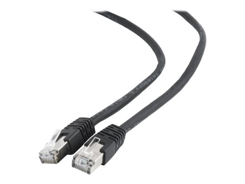Gembird - Kabel krosowy - RJ-45 (M) do RJ-45 (M) - 2 m - STP - CAT 6 - odlewany, nieruchomy - czarny