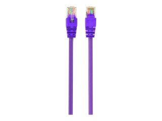 Gembird - Kabel krosowy - RJ-45 (M) do RJ-45 (M) - 2 m - UTP - CAT 5e - odlewany - purpurowy