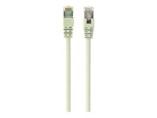 Gembird - Kabel krosowy - RJ-45 (M) do RJ-45 (M) - 25 cm - ekranowana - CAT 6 - odlewany, nieruchomy - beżowy