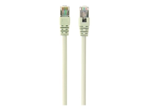 Gembird - Kabel krosowy - RJ-45 (M) do RJ-45 (M) - 25 cm - ekranowana - CAT 6 - odlewany, nieruchomy - beżowy