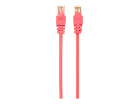 Gembird - Kabel krosowy - RJ-45 (M) do RJ-45 (M) - 3 m - UTP - CAT 5e - odlewany - różowy