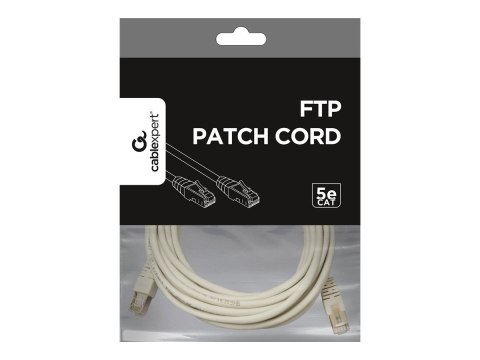 Gembird - Kabel krosowy - RJ-45 (M) do RJ-45 (M) - 5 m - SFTP - odlewany - beżowy