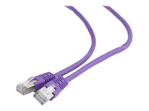 Gembird - Kabel krosowy - RJ-45 (M) do RJ-45 (M) - 50 cm - FTP - CAT 6 - odlewany - purpurowy