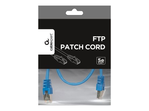 Gembird - Kabel krosowy - RJ-45 (M) do RJ-45 (M) - 50 cm - SFTP - odlewany - niebieski