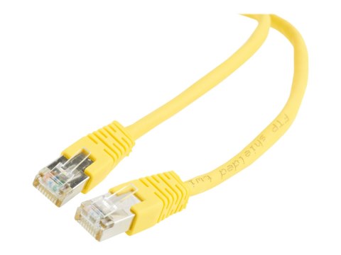 Gembird - Kabel krosowy - RJ-45 (M) do RJ-45 (M) - 50 cm - SFTP - odlewany - żółty