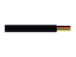 Gembird TC1000S-100M-B - Kabel hurtem - 100 m - czarny - płaski