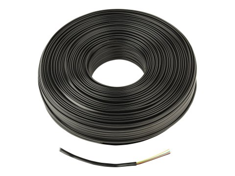 Gembird TC1000S-100M-B - Kabel hurtem - 100 m - czarny - płaski