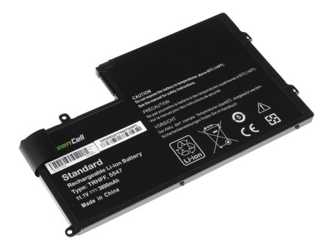 Green Cell - Bateria notebooka (ekwiwalent: Dell TRHFF) - litowo-polimerowa - 3 ogniwa - 3800 mAh - czarny - dla Dell Inspiron 1