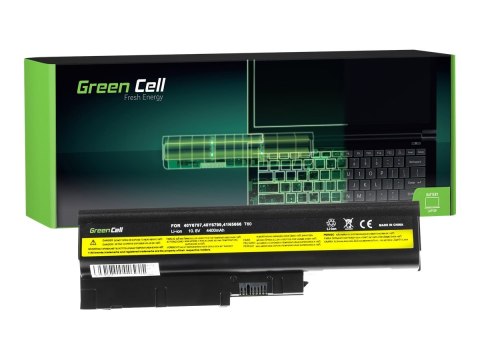 Green Cell - Bateria notebooka (ekwiwalent: Lenovo 42T4504, Lenovo 42T4513) - litowo-jonowa - 6 ogniw - 4400 mAh - czarny - dla 