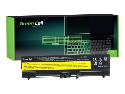 Green Cell - Bateria notebooka (ekwiwalent: Lenovo 42T4795) - litowo-jonowa - 6 ogniw - 4400 mAh - czarny - dla Lenovo ThinkPad 