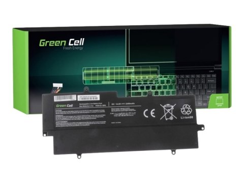 Green Cell - Bateria notebooka (ekwiwalent: Toshiba PA5013U-1BRS) - litowo-polimerowa - 4 ogniwa - 2200 mAh - czarny - dla Dynab