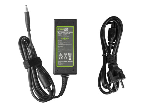 Green Cell PRO - Zasilacz - AC - 45 wat - czarny - dla Dell Inspiron 13 5368 2-in-1, 15 3567, 15 5551, 15 5567, 3552; XPS 13, 13