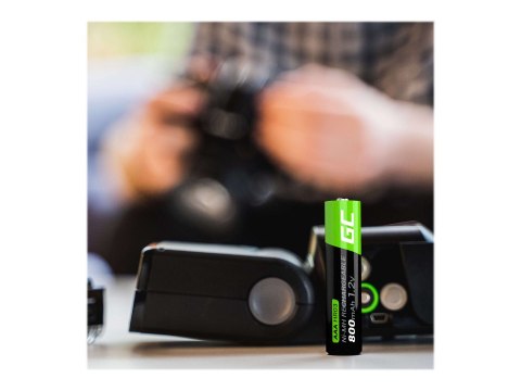 Green Cell Rechargeable - Bateria 4 x AAA - NiMH - 800 mAh