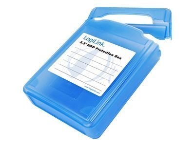 LogiLink 3.5" HDD Protection Box for 1 HDD - Kaseta ochronna napędu dysku twardego - niebieski