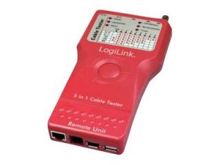 LogiLink 5 in 1 Cable Tester - Zestaw do testowania sieci