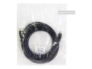 LogiLink High Speed with Ethernet - Kabel HDMI z Ethernet - HDMI męski do HDMI męski - 1.5 m - czarny