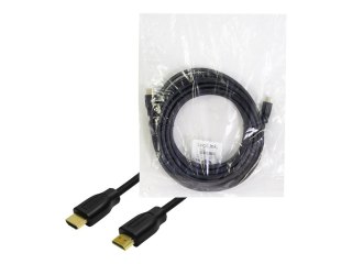 LogiLink High Speed with Ethernet - Kabel HDMI z Ethernet - HDMI męski do HDMI męski - 5 m - czarny